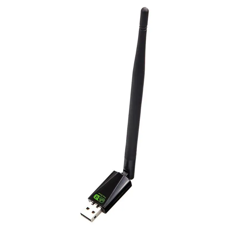 Беспроводной Wi-Fi адаптер Dongle 150 Мбит/с Lan сетевая карта приемник с антенной