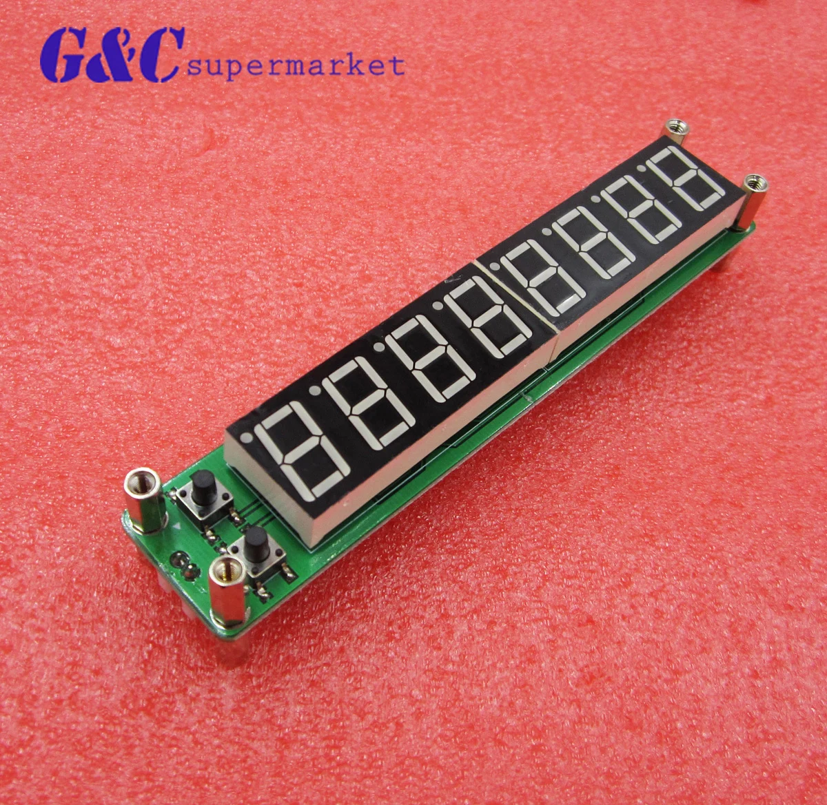 0 1 60 MHz 20MHz ~ 2 4 GHz RF одночастотный счетчик тестер синий 8 LED измерительный модуль для