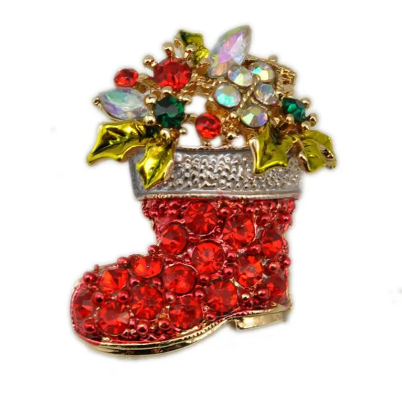 2017 новая зимняя коллекция Рождественская Брошь булавка Снеговик Санта Клаус