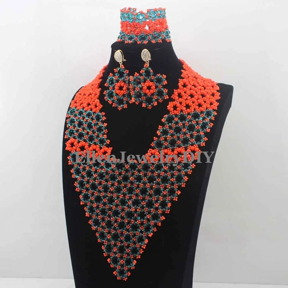 Новейшая мода набор украшений в виде шоколадного смешивания индийский свадебный