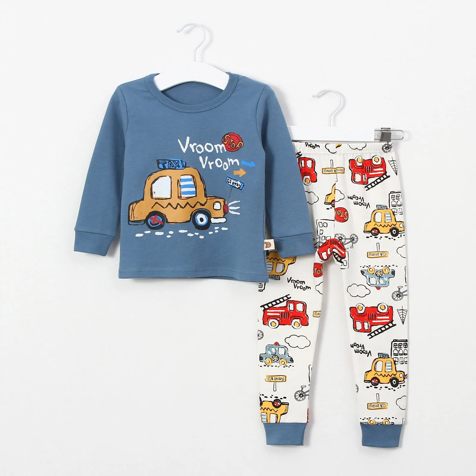 C8 Kids Pajama Sets Boys Cartoon Pajamas Children Clothes Cotton Sleepwear Children's Pajamas over 4 years - Цвет: C8