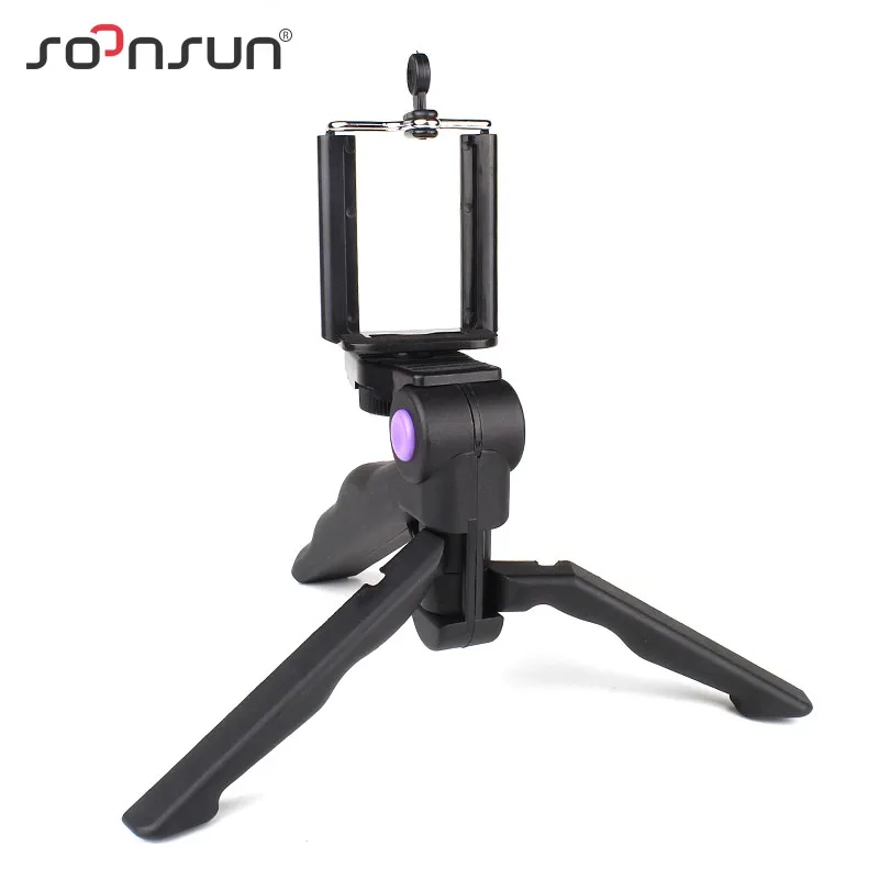 Портативный Складной Настольный Штатив SOONSUN подставка с держателем для телефона