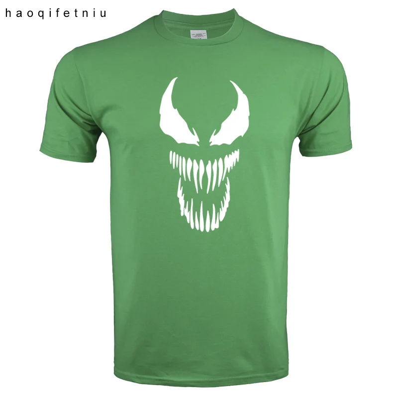 Venom футболка 2019 новая одежда белая мужская с круглым вырезом и коротким рукавом