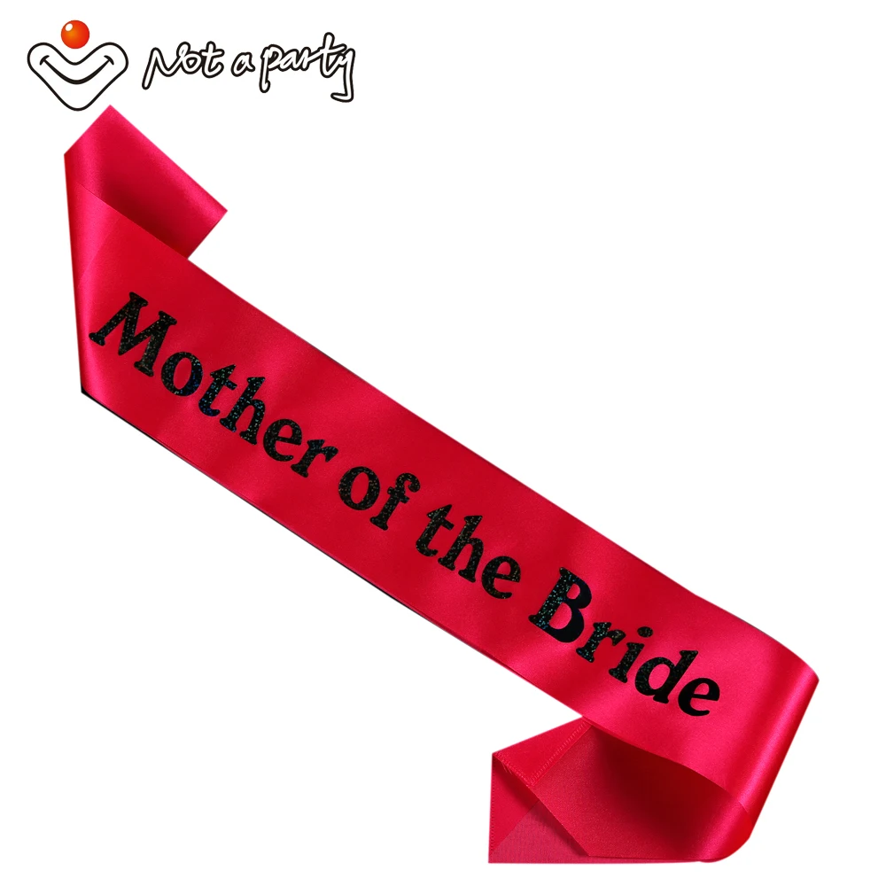 Pinkmotherofbride Блестящий Пояс вечерние принадлежности для мероприятий Свадебные События день рождения ленты для девочки девичник холостяцкая Вечеринка принадлежности вечеринка для девочек сувениры - Цвет: Pinkmotherofbride