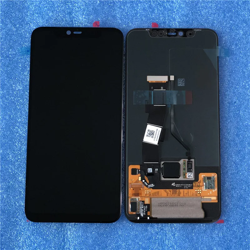 Для 6,2" Xiao mi 8 mi 8 M8 mi 8 или mi 8 Pro встроенный сенсорный экран с отпечатком пальца AMOLED ЖК-дисплей+ сенсорная панель дигитайзер