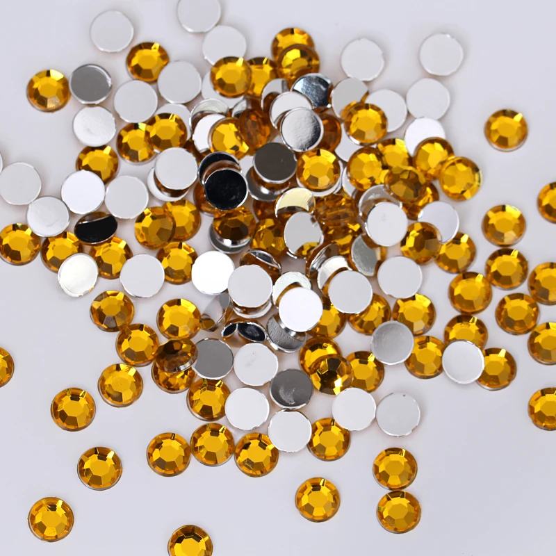 Акриловые Неисправление хрусталя и искусственного алмаза Блестящие Стразы без
