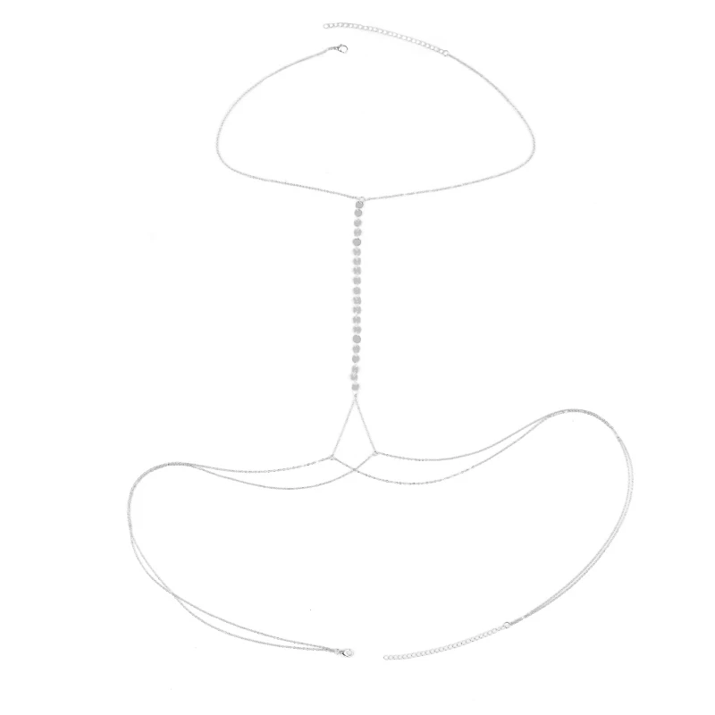 Модные ожерелья золотого цвета с блестками женская простая бижутерия