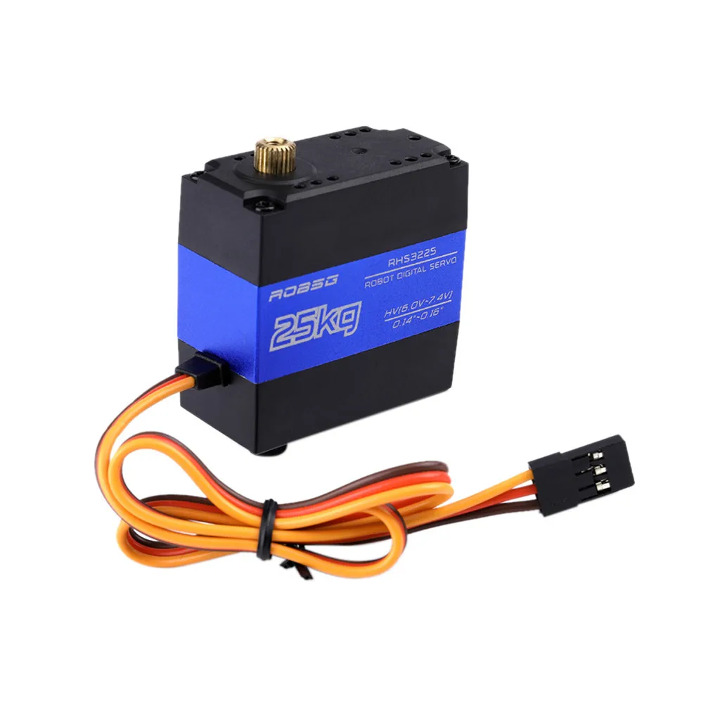 RHS3225 270 градусов цифровой RC сервопривод 25 кг Крутящий момент металла