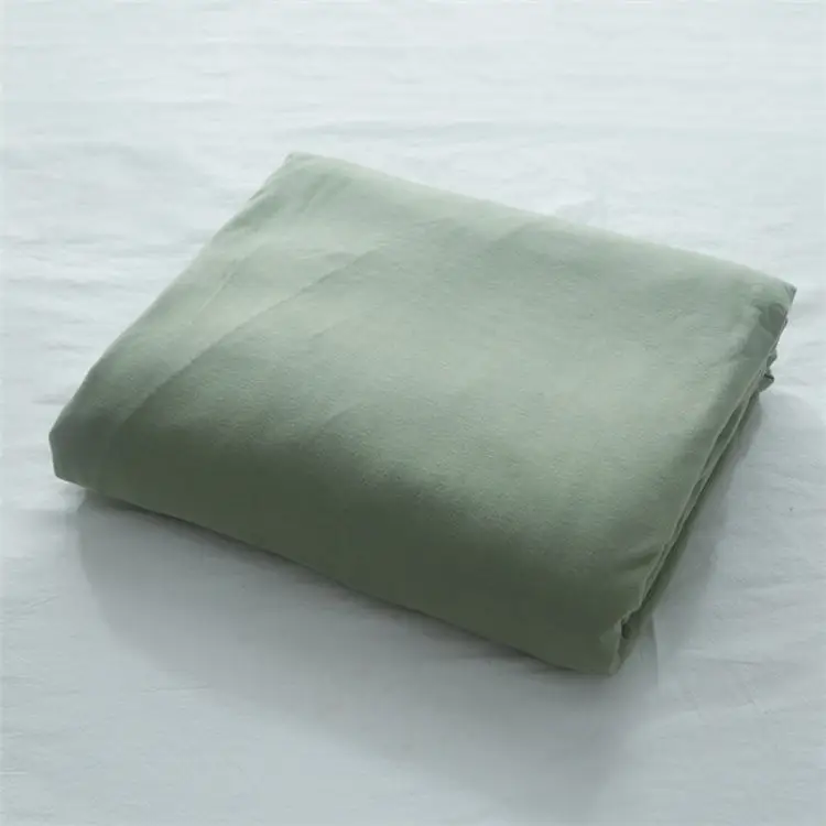 15 solid light green 1 шт. пододеяльник Королева Король Размер хлопок, трикотаж сшить одеяло Доона охватывает Продано Цвет светло-зеленый одеяло RU двойной сингл 150 см - Цвет: 15 solid light green