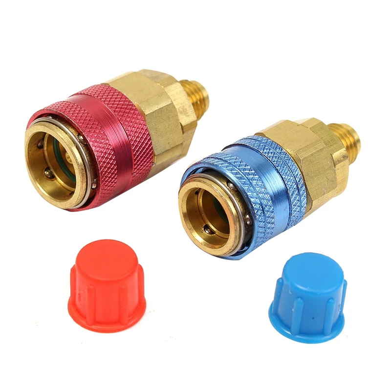 Auto Manifold Gauge Set A/C R134A Refrigerant Charging Hose With 2 Quick Coupler For Air-Conditioning Refrigeration | Инструменты