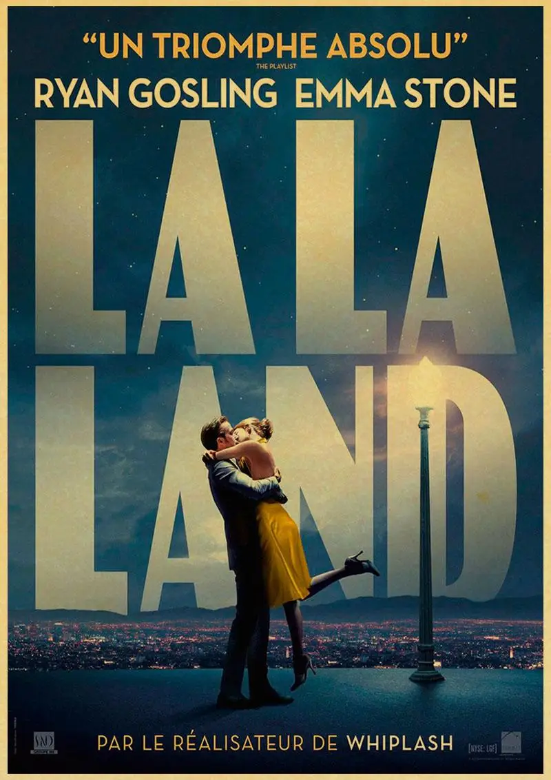 M039 La Land ретро постер винтажный постер настенное украшение художественная крафт-бумага настенные постеры кино украшение дома деко - Цвет: M039