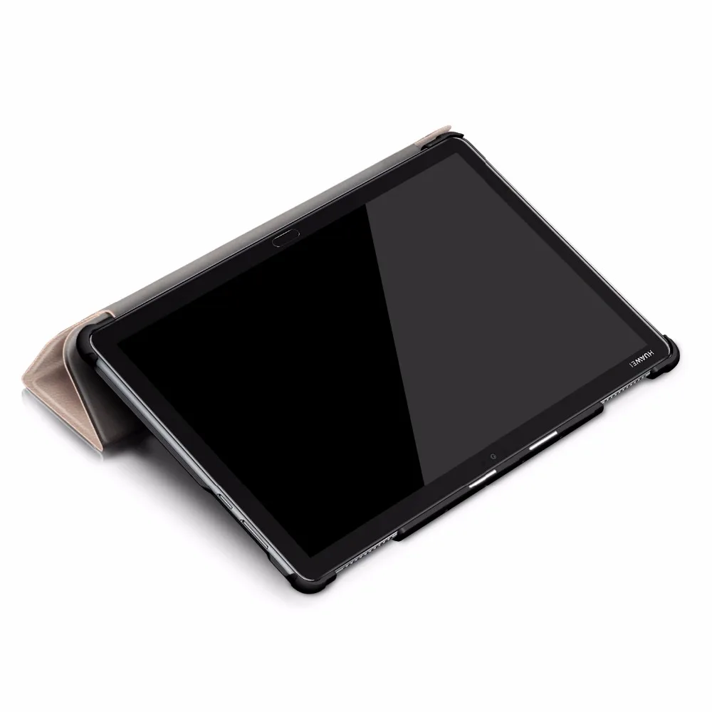 Кожаный чехол Magneti Smart Sleep Awake для Huawei MediaPad M5 Lite 10 1 &quotBAH2-W09 BAH2-L09 BAH2-W19 | Компьютеры и