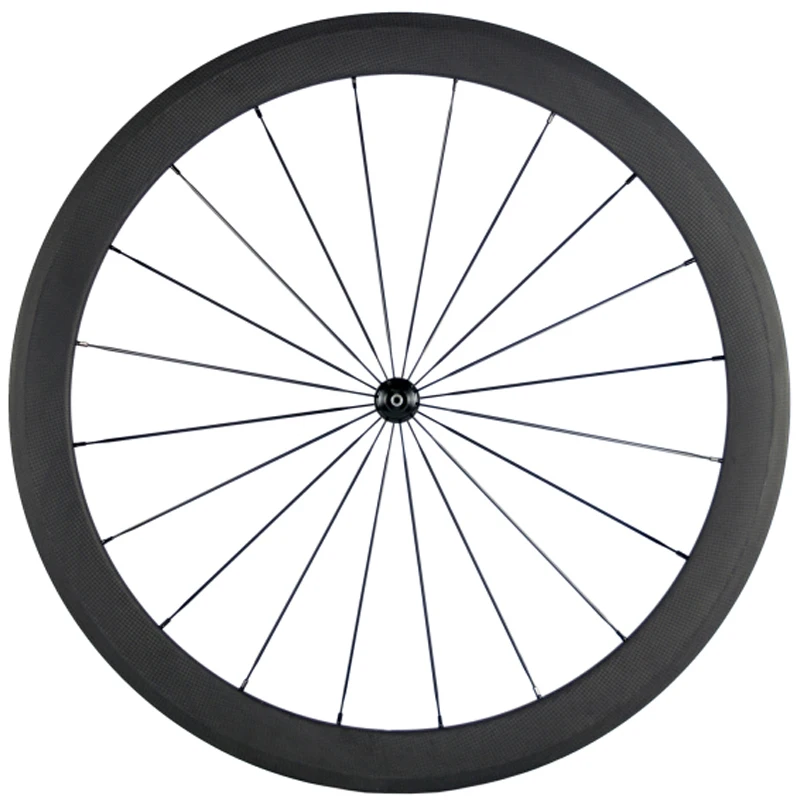 A Pair Front 50mm Rear 60mm Clincher Carbon Wheelset 3K Matte Road Bike Wheels With Powerway R36 Hub | Спорт и развлечения