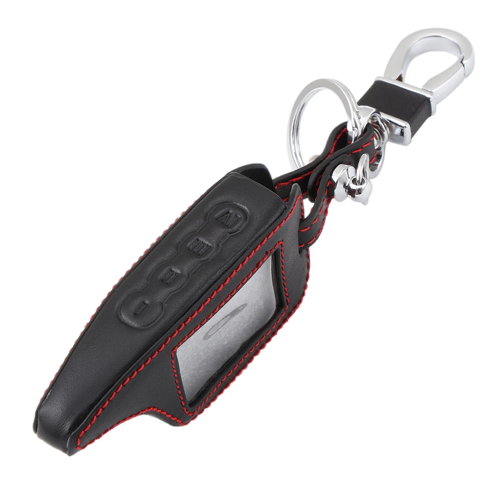 Для Шер Хан M5 M6 кожаный складной ключ чехол двухстороннее ЖК дисплей!