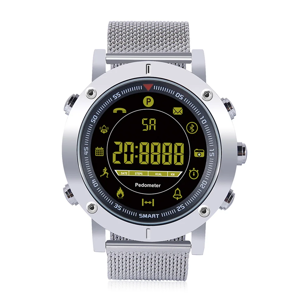 AOWO EX19 Смарт часы FSTN экран 12 месяцев долгое время ожидания 50 м Водонепроницаемый