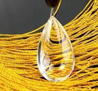 

40pcs/lot 76mm free shipping CRYSTAL ICICLE U DROP glass Teardrop-shaped for home decoration