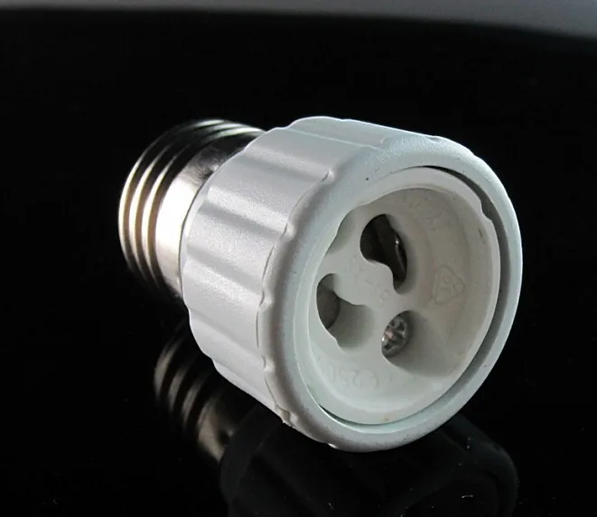 

1000pcs E27 TO GU10 Socket Adapter Led Light Bulb Base Lamp Holder Converter extender Ceramic For Halogen spot light