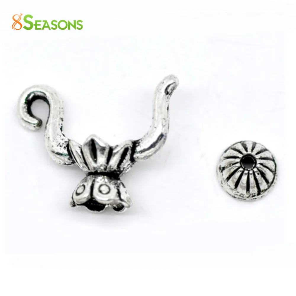 Набор серебряных шармов для заварки чайника 8 сезонов фурнитура ювелирных