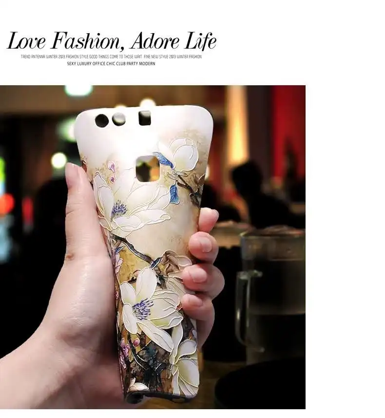 Для huawei p10 Lite чехол для huawei p8 p9 Lite чехол для huawei p10 Plus P9 Lite P8 Lite чехол черный чехол с цветами