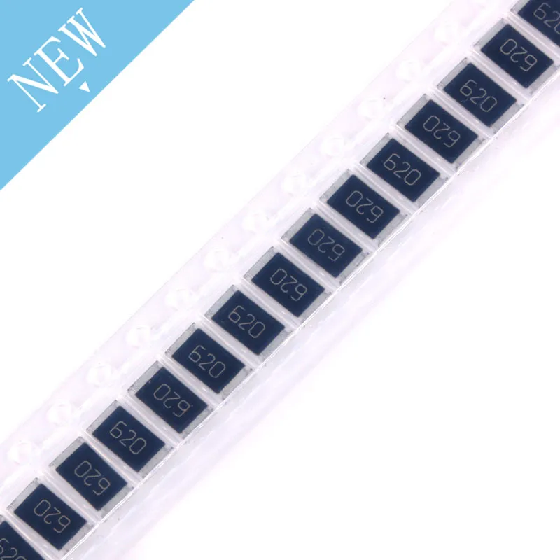 50 шт. 2512 SMD чип резистор 62 Ом 62R 620 1 Вт 5% Пассивные компоненты резисторы