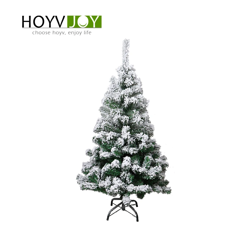 HOYVJOY Флокирование Рождественская елка 120 см Снежинка семейный отель торговый