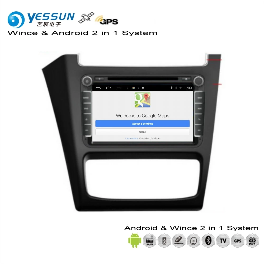 YESSUN для Volkswagen VW FOX~-Автомобильный Android мультимедийный радио CD dvd-плеер gps Navi Карта Навигация Аудио Видео Стерео
