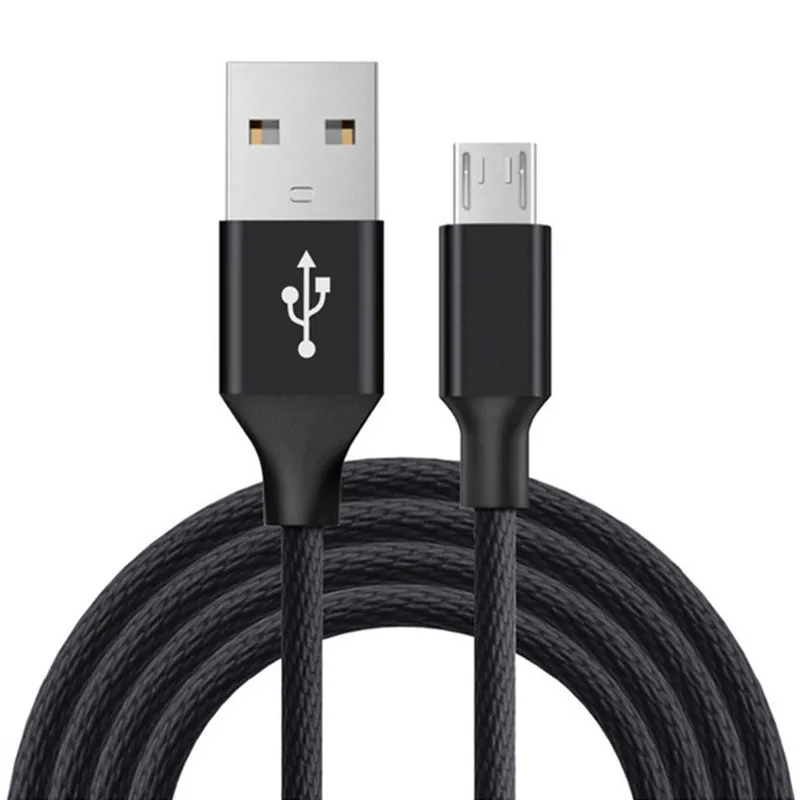 1 м микро usb зарядное устройство для телефона нейлоновый шнур Адаптивное быстрое