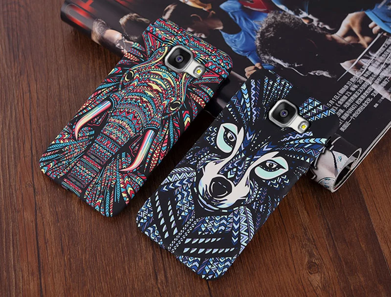 YonLinTan Coque чехол для Samsung Galaxy A7 2016 A710 мобильный телефон слон тигр животное Аватар