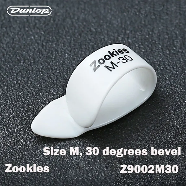 Dunlop 1 шт., медиатор для гитары с большим пальцем, медиатор для гитары с большим пальцем, медиатор для акустической электрогитары - Цвет: Thumb Size M 30Bevel