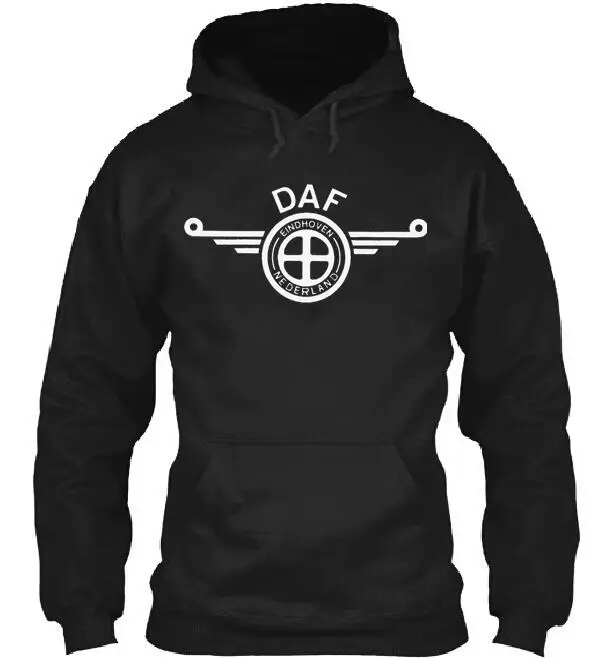 2019 брендовые Зимние толстовки с капюшоном для мужчин DAF грузовик автомобиль