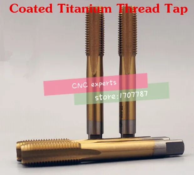 

Free delivery 5 pieces/package M10~M14 coated high speed steel machine taps straight slot machine taps