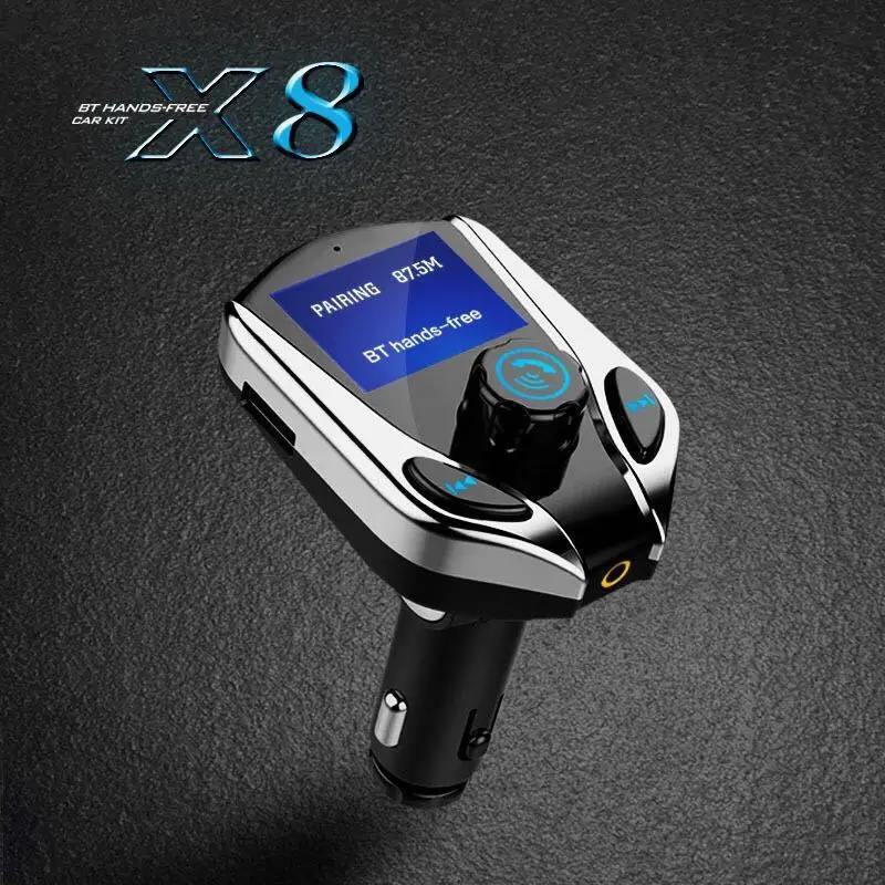 Беспроводной fm передатчик rylybons модулятор Handsfree Car Kit Bluetooth 3 5 мм Aux Автомобильный MP3