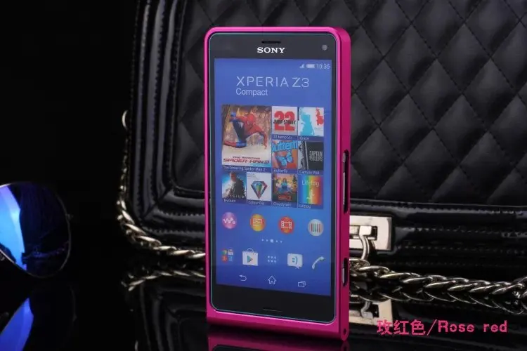 TX роскошный Z3 Мини Капа fundas сплав бампер рамка для sony Xperia z3 compact M55w алюминиевый бампер чехол+ отвертка+ 2 пленки