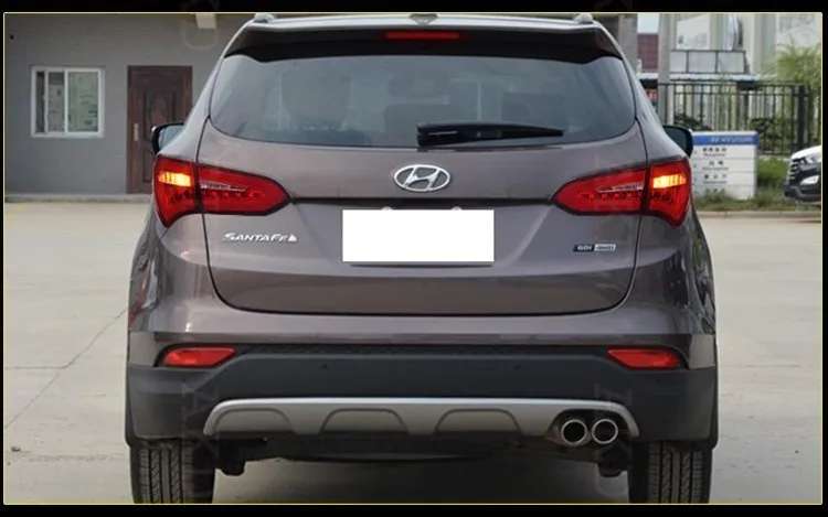 KOWELL автомобильный Стайлинг для hyundai IX45 задний светильник s Santa Fe 2013 задний светильник DRL+ сигнал поворота+ тормоз+ Реверс авто аксессуары led