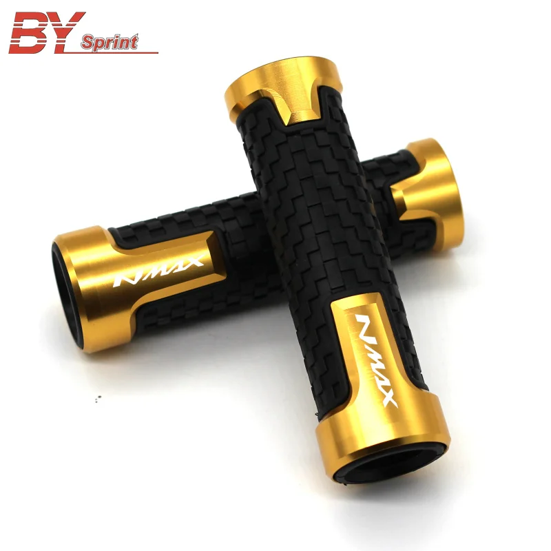 

WITH LOGO NMAX Motorcycle CNC 22MM Anti-Skid Handlebar ends Handlebar Grip For YAMAHA N-MAX 125 150 nmax155 2015 2016 2017