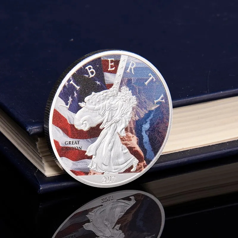 Статуя Свободы США монеты Большой Каньон декоративные памятные | Дом и сад