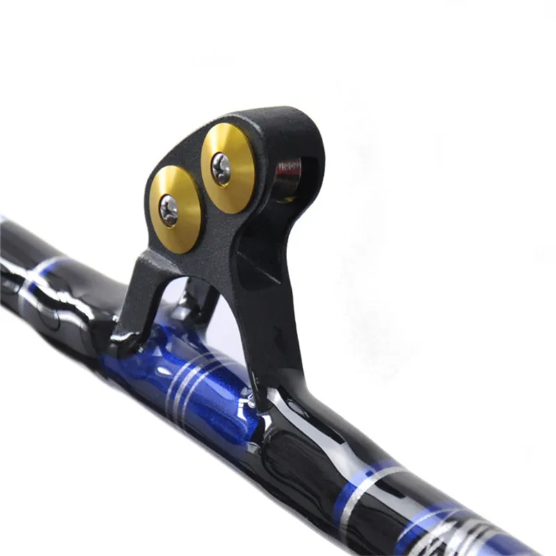 Удочка для рыболовной лодки из стекловолокна 198 см BlueSpear 130lbs с alu большая попа Любительское удилише 5+ 1 роликовая Направляющая для ловли рыбы стержень s