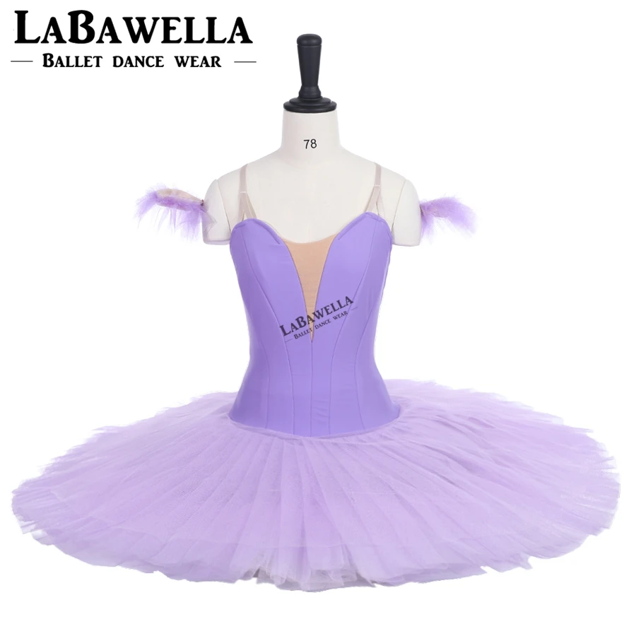 

Girls Professional Ballet Tutu Women Lilac Peformance Show Stage Classical Tutu Costume Free ShippingBT9111C
