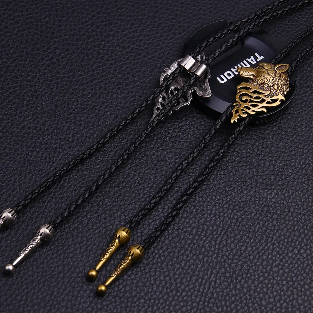 Роскошная индивидуальная подвеска в виде волчьей головы ожерелье винтажная