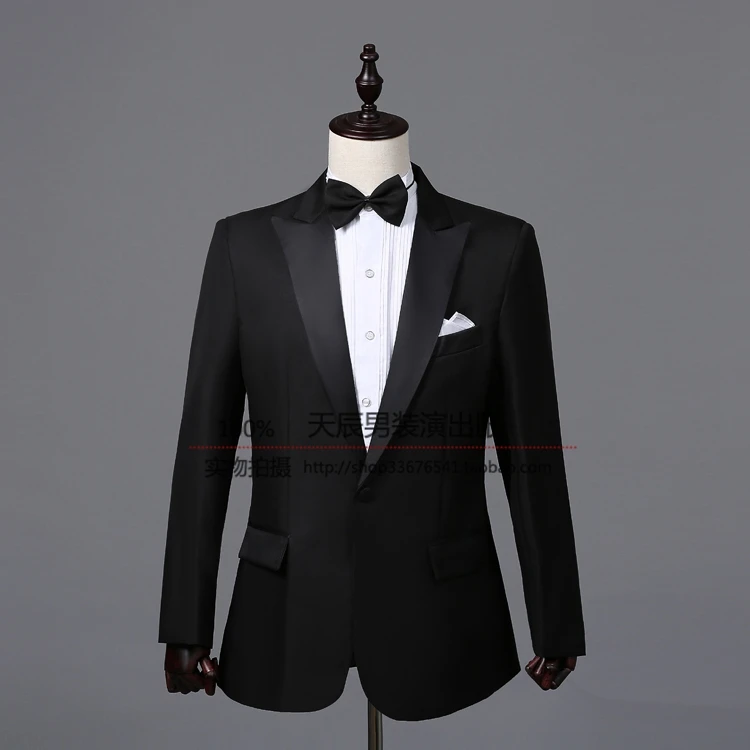 

XXS-XXL 2018 Big yards men's clothing !!! Male costume suits suit class service The singer's clothing