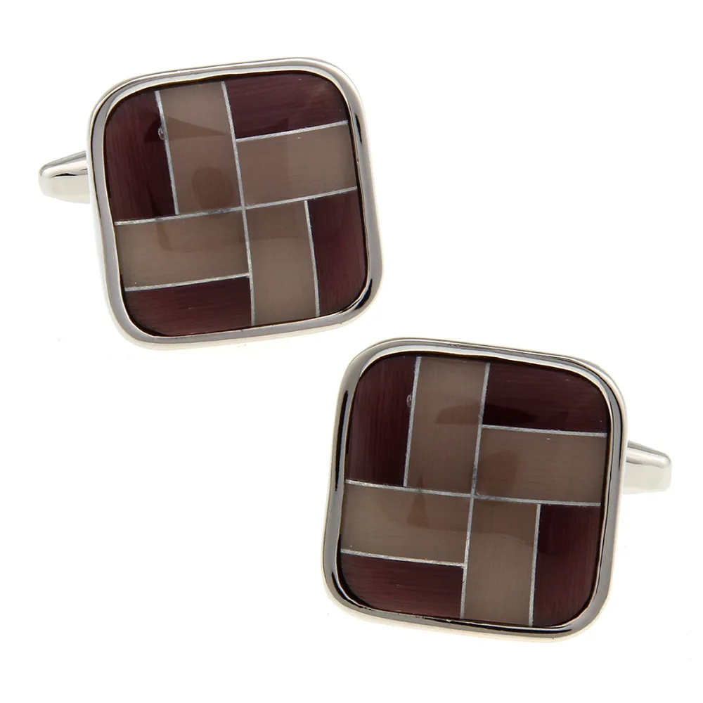 Мужские Запонки с цветными круглыми ногтями 7 звезд 162018 | Украшения и аксессуары