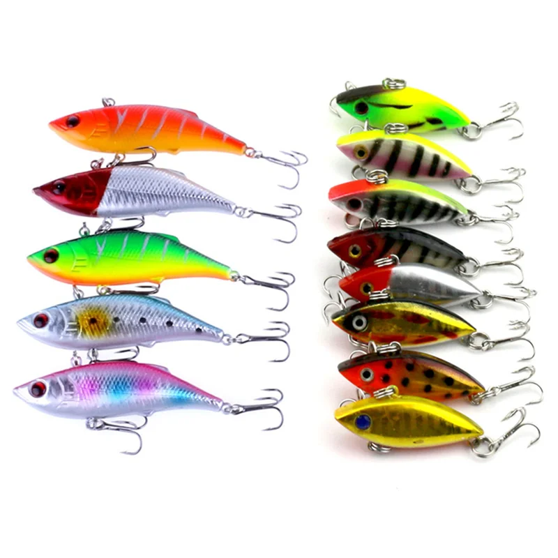 13 шт./лот набор приманки для зимней рыбалки VIB ловли карпа кренкбейт с лезвием