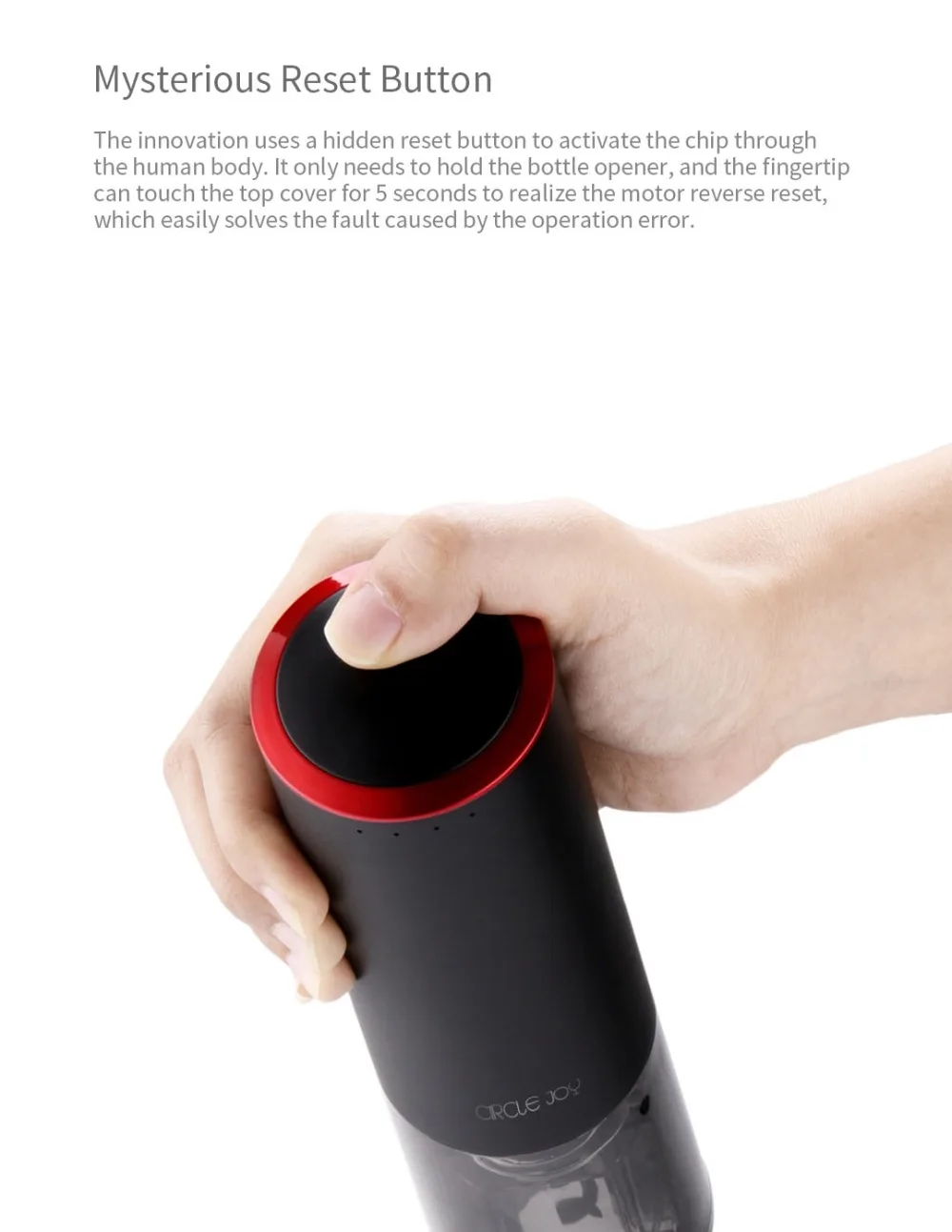XIAOMI Circle Joy Mijia usb зарядка Автоматическая электрическая бутылка штопор отверстие консервного ножа инструмент для кухни бар дома