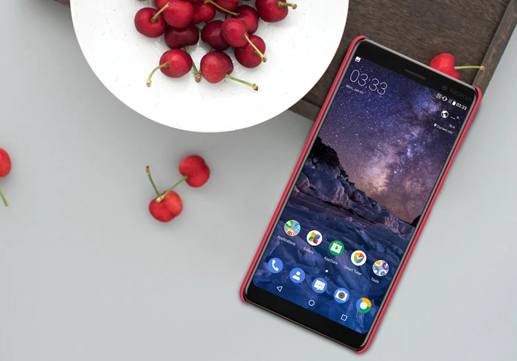 Чехол для Nokia 7 Plus, чехол для Nokia 7 Plus, NILLKIN, Супер Матовый экран, матовая жесткая задняя крышка