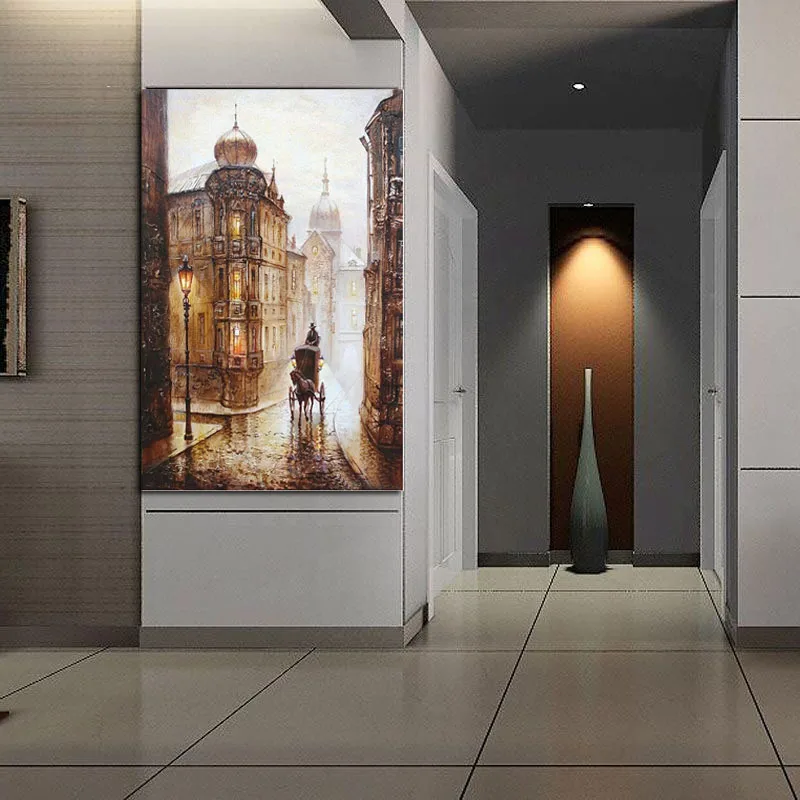 Топ ручная роспись Масляные картины на холсте стены искусства огромная