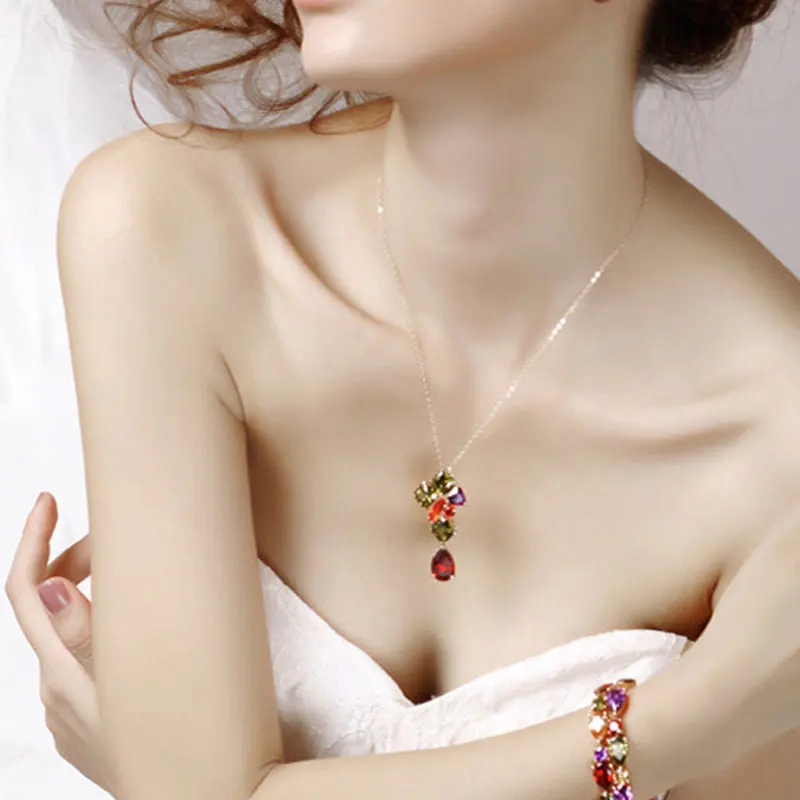 Cartsinel яркие украшения из розового золота с фианитом|chain necklace|necklace anecklace wholesale |
