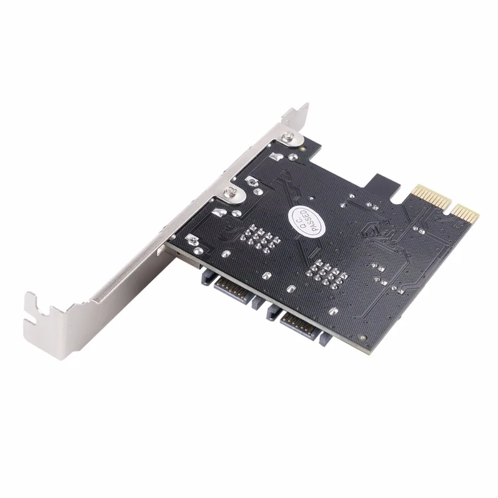Карта расширения ORICO PCI-E к SATA3.0 и eSATA чип ASM1061 X1 SATA ESATA поддержка 6 Гбит/с протокол NCQ |