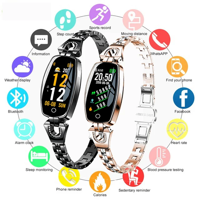 Новый смарт-браслет H7 для женщин фитнес-трекер монитор сердечного ритма кровяное