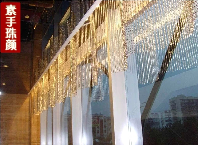 20 meter/lot high-end Grinding machine Not Aleck octagon beads shape crystal curtain Diamond ball pendant wedding venue layout | Дом и сад