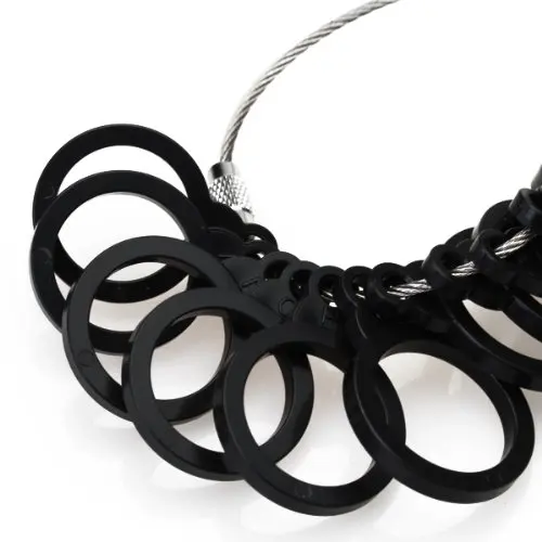 2016 Новый Пластиковый UK размер пальца кольцо манометр L - W черный | Инструменты